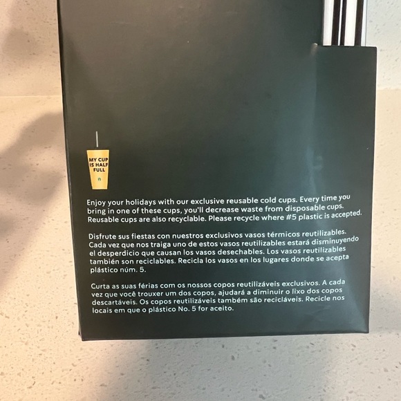 NWT Starbucks reusable cold cups - Picture 5 of 5